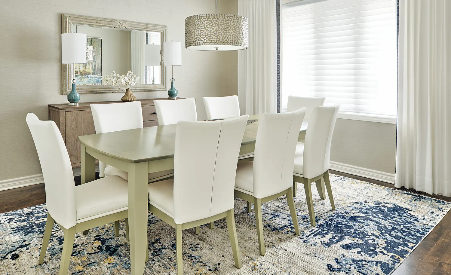 Inside the studio — a considered, material-rich interior